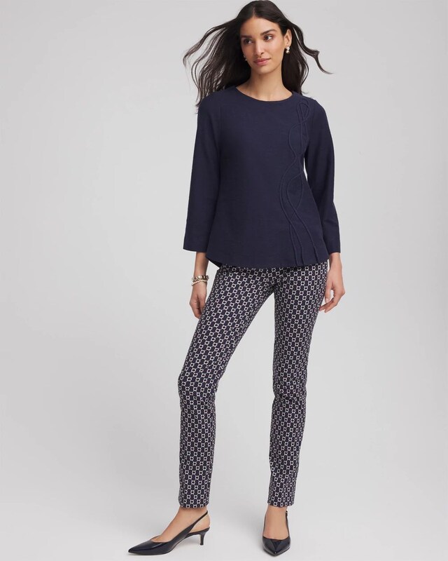 Denim Soutache Top - image 2
